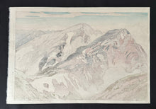 Load image into Gallery viewer, 【Genuine guarantee】Yoshida Hiroshi Twelve scenes in the Japan Alps 12prints Ask price