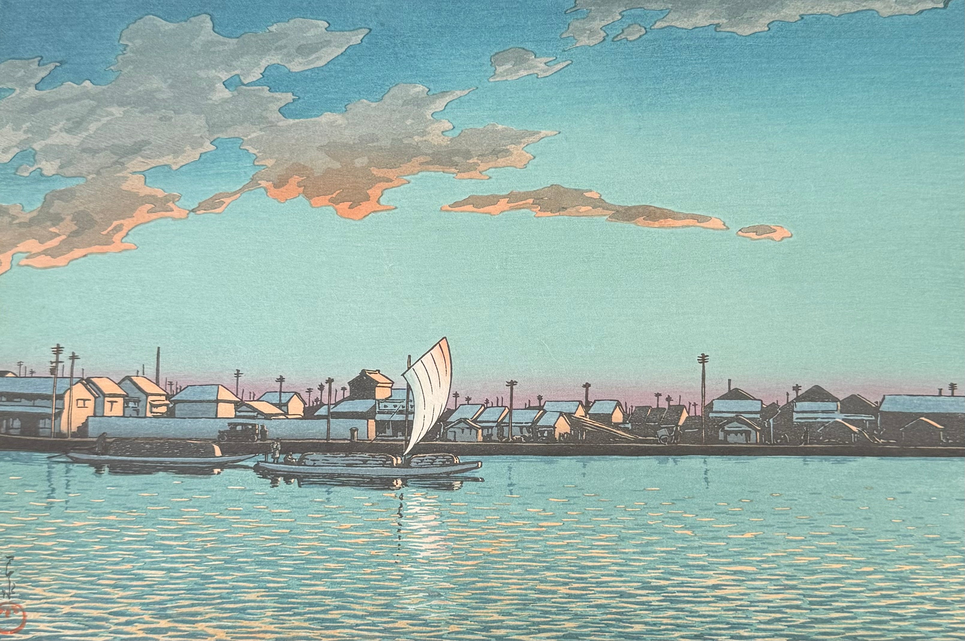 【真作】版画　小林古径　木版画　香魚　静謐な美を描いた復刻版画　X22 トワイライト、新版画―小林清親から川瀬巴水まで | フランク
