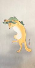 Load image into Gallery viewer, 【Guaranteed genuine】 Ohara Koson, Dancing Fox