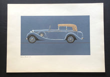 画像をギャラリービューアに読み込む, 【真作保証】メルセデスベンツ リトグラフ Mercedes-Benz