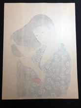Load image into Gallery viewer, 【Guaranteed genuine】 Hashiguchi Goyo Women Combing her hair Reproduction
