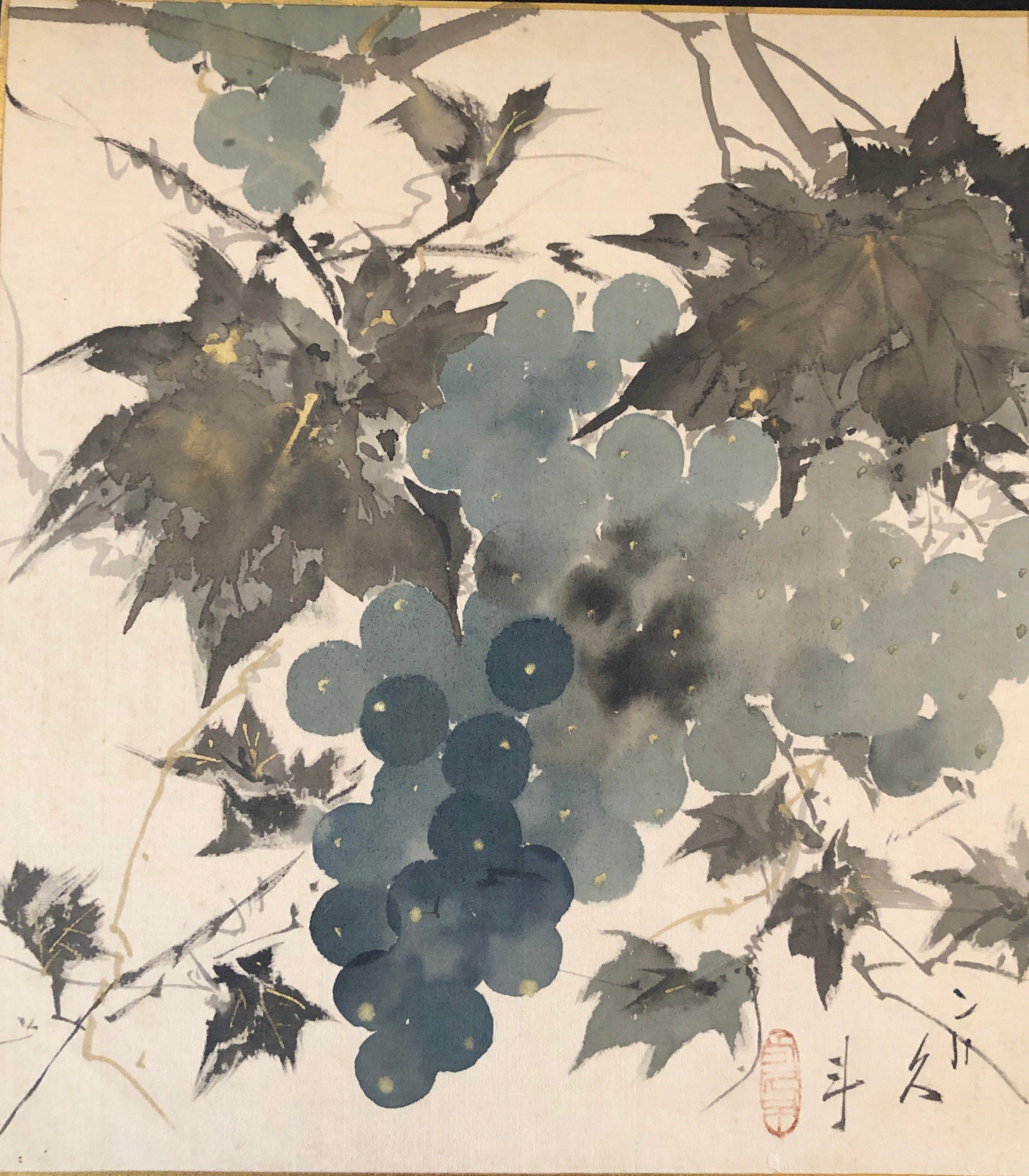 日本画　葡萄Ⅰ　葡萄Ⅱ image_5033b068-e035-4647-b19f-
