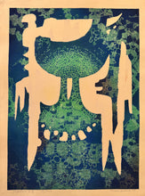 画像をギャラリービューアに読み込む, 商談中【真作保証】吉田遠志　Jupitar  木星  1968
