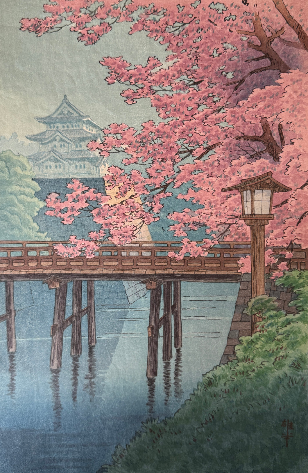 【真作保証】伊藤雄半　櫻（仮）