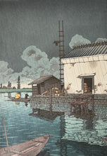 Load image into Gallery viewer, 【Genuine guarantee】 Kawase Hasui, Rain at Ushibori
