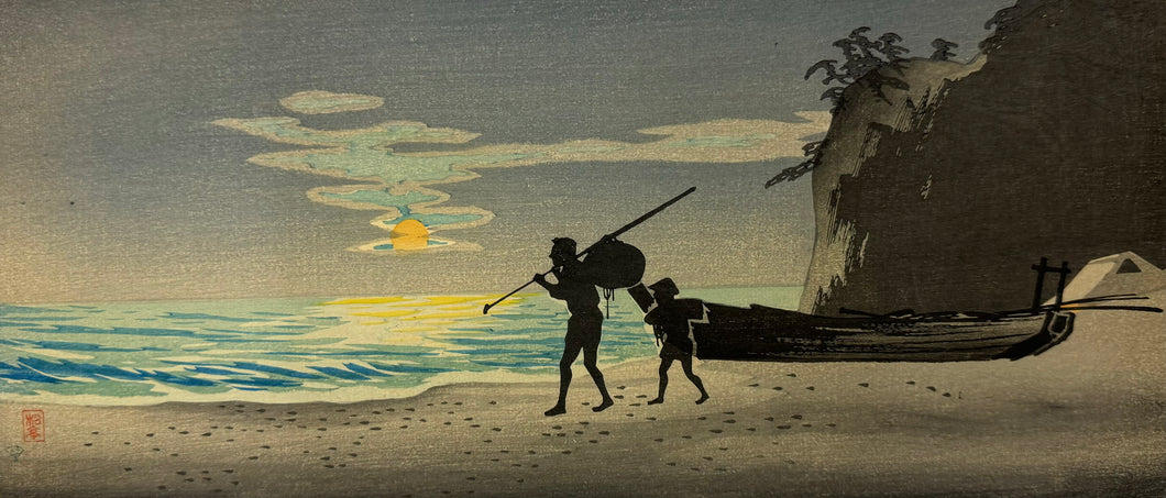 【真作保証】高橋松亭　木版画