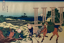 画像をギャラリービューアに読み込む, 葛飾北斎　冨獄三十六景　武州千住　復刻版
