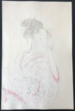 Load image into Gallery viewer, Utamaro, reproduction, Bijinga
