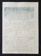 Load image into Gallery viewer, 【Genuine guarantee】 Kawase Hasui, Snow at Dichi, 1925
