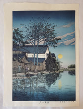 Load image into Gallery viewer, 【Guaranteed genuine】Kawase Hasui, Dusk at Itako, 1932,
