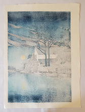 Load image into Gallery viewer, 【Guaranteed genuine】Kawase Hasui, Dusk at Itako, 1932,
