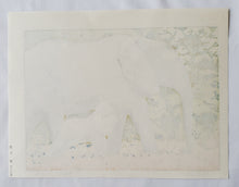 画像をギャラリービューアに読み込む, 【真作保証】吉田遠志　Elephants　
