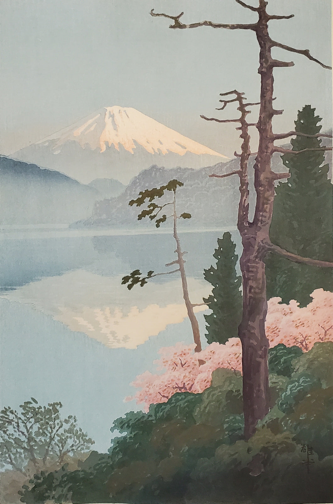 商談中【真作保証】伊藤雄半　Lake Ashinoko