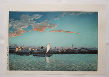 Load image into Gallery viewer, 【Guaranteed genuine】Kawase Hasui  Hama-cho River Bank
