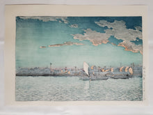 Load image into Gallery viewer, 【Guaranteed genuine】Kawase Hasui  Hama-cho River Bank
