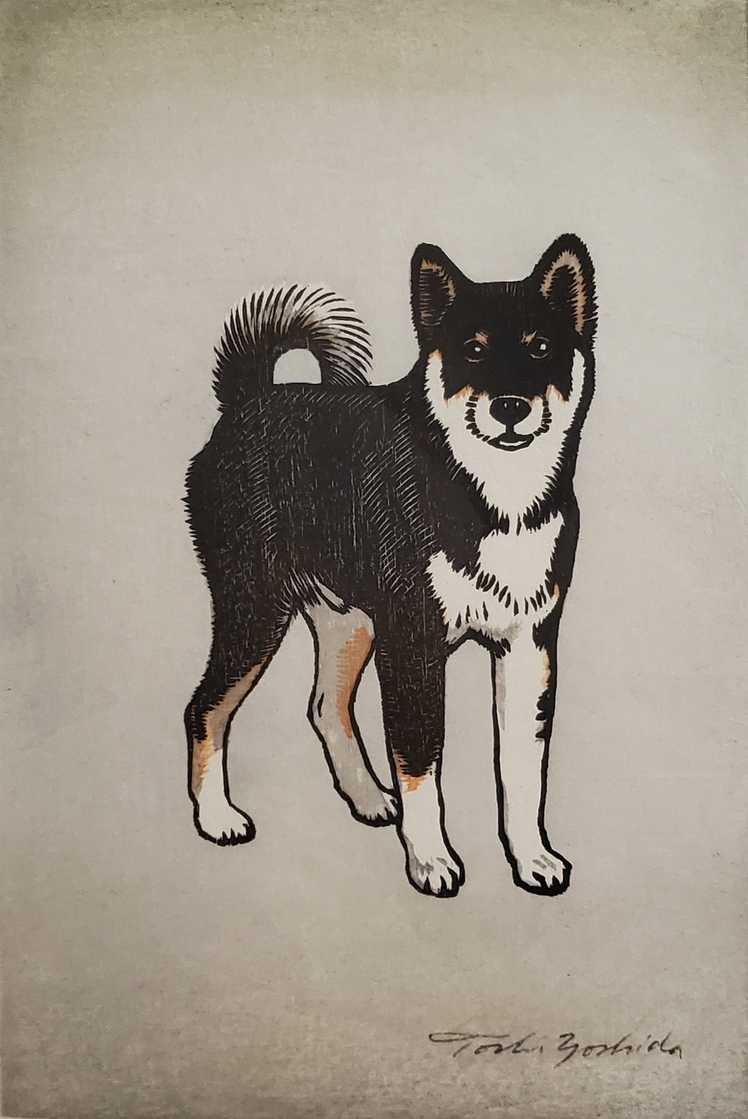 【真作保証】吉田遠志　紋次郎