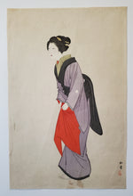 画像をギャラリービューアに読み込む, 【真作保証】湯川松堂　美人画　
