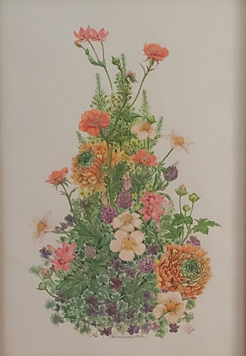 【真作保証】菱沼明子　陽香　