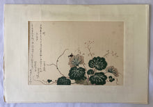 画像をギャラリービューアに読み込む, 【真作保証】歌麿　蚓とこうろぎ
