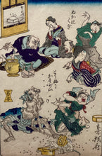 画像をギャラリービューアに読み込む, 【真作保証】河鍋暁斎　狂斎百図　No.８　
