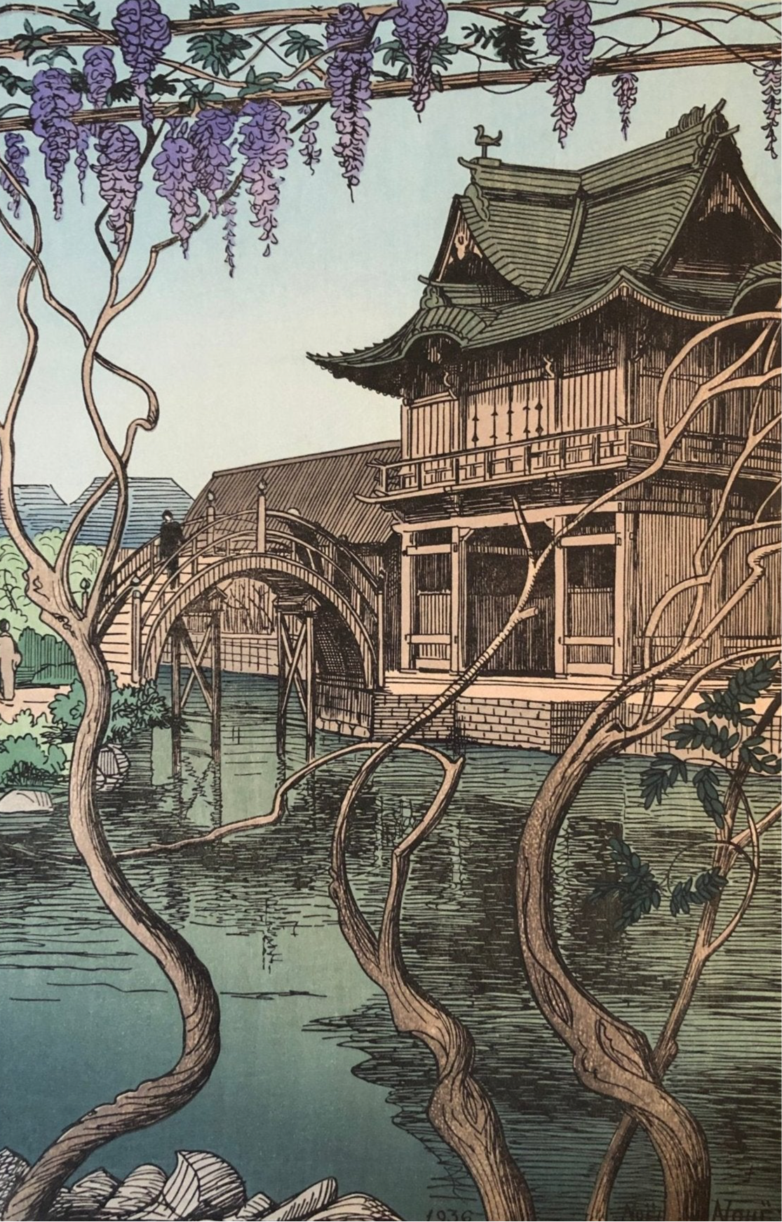 ○超希少極美品 加山又造 『朱い千羽鶴』 木版画 タトウ/黄袋 美人画 着物 加山又造 / 千羽鶴 | 壁紙ギャラリー KAGIROHI