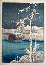 画像をギャラリービューアに読み込む, 作者不詳　羽田の雪
