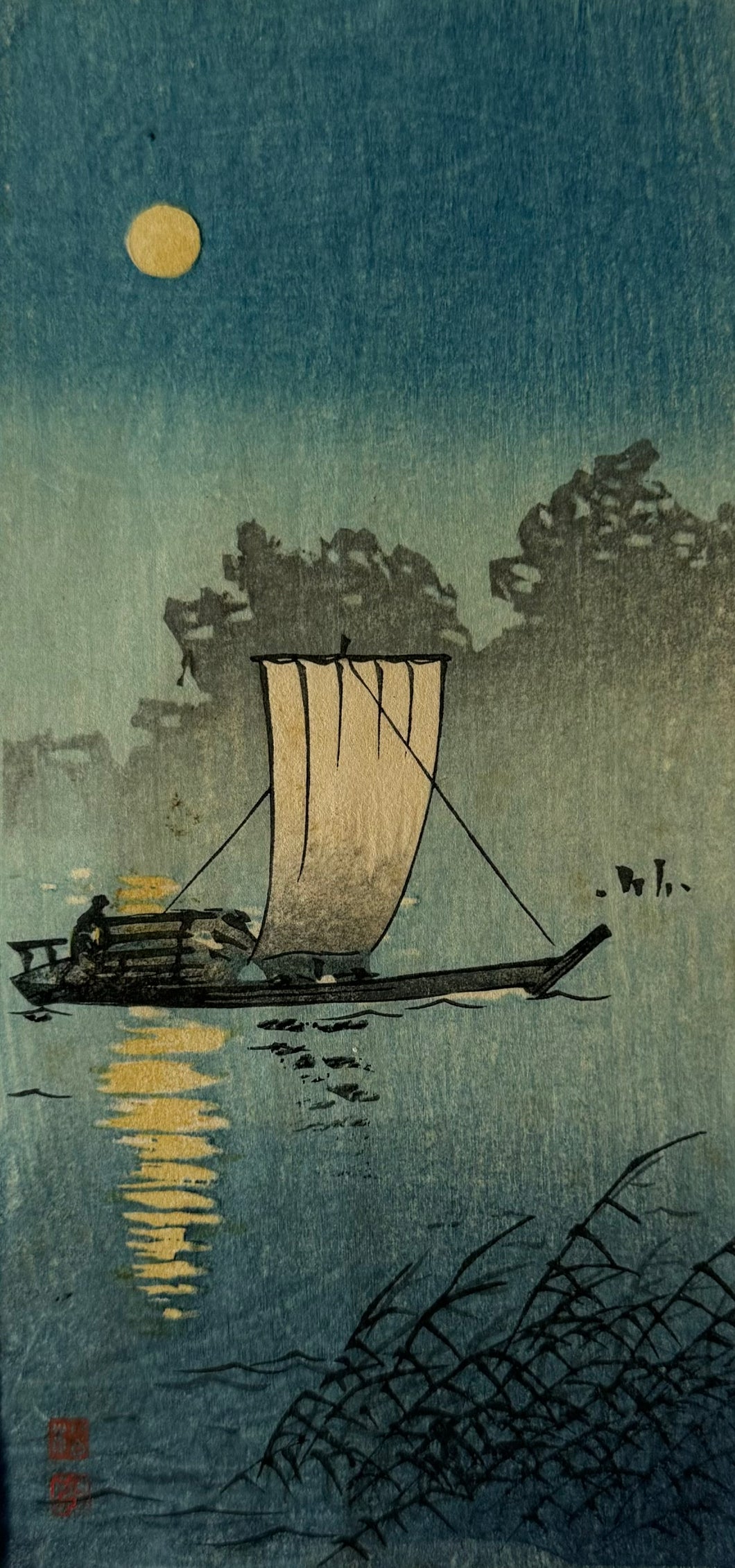 商談中【真作保証】高橋松亭　小判　1