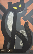 画像をギャラリービューアに読み込む, 【真作保証】稲垣知雄　猫
