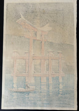 Load image into Gallery viewer, 【Genuine guarantee】KAWASE HASUI, SNOW AT MIYAJIMA ask price
