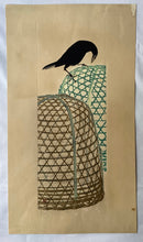 画像をギャラリービューアに読み込む, 商談中　竹内栖鳳　烏
