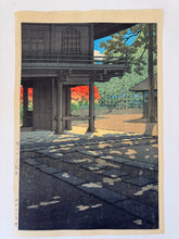 画像をギャラリービューアに読み込む, 【真作保証】川瀬巴水　野火止平林寺
