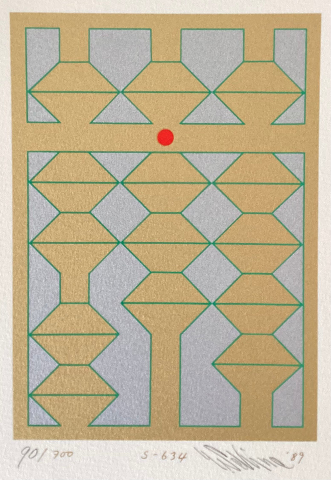 【真作保証】関根美夫　S－６３４　90/700