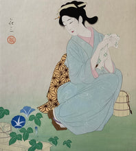 画像をギャラリービューアに読み込む, 【真作保証】石川荘三　肉筆画１　
