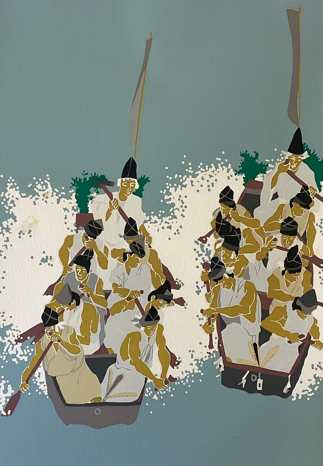 【真作保証】田中正秋　諸手船神事 島根　