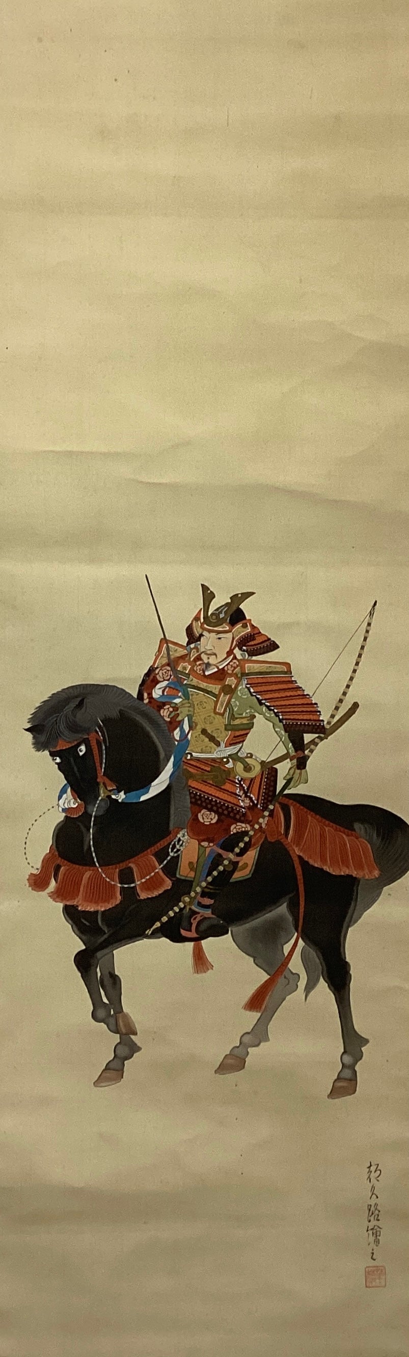 西岡都久路　出陣