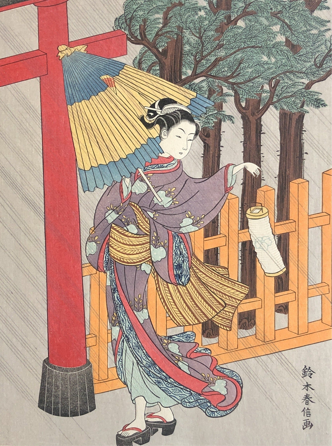 Suzuki Harunobu, Reproduction, Bijin-ga