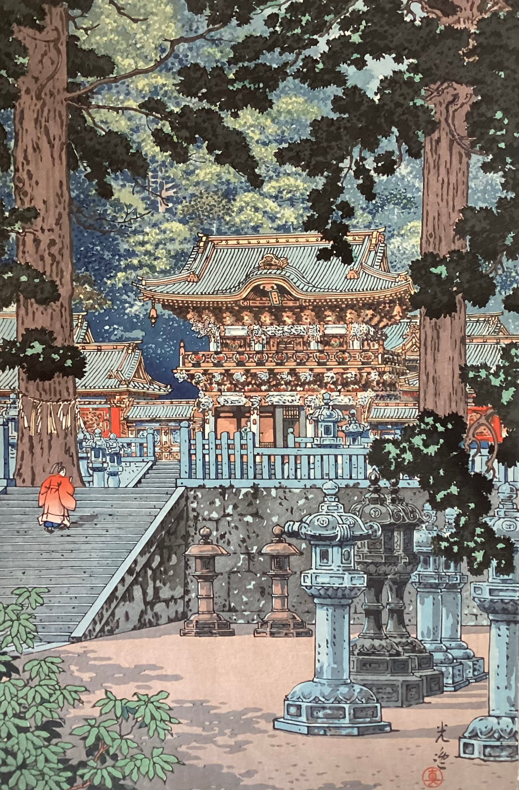 ありがとうございました【真作保証】土屋光逸　日光　陽明門