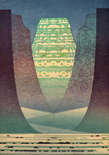 画像をギャラリービューアに読み込む, 【真作保証】吉田遠志　Gracier Age  1975
