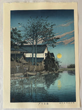 Load image into Gallery viewer, 【Guaranteed genuine】Kawase Hasui,  Dusk at Itako, 1930,
