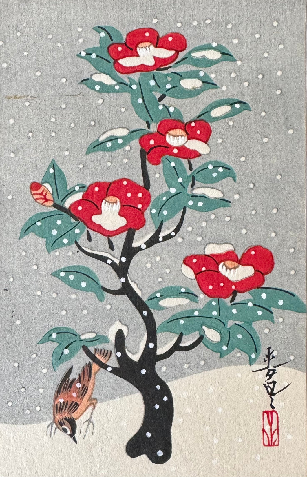 【真作保証】大野麦風　小判