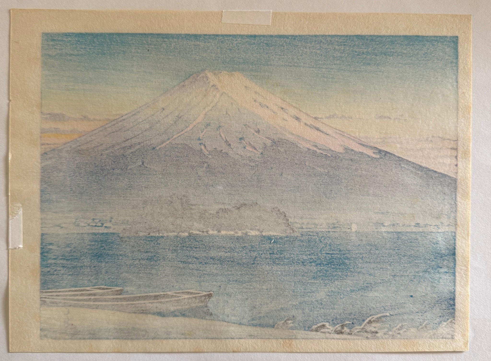 真作保証】川瀬巴水 河口湖 Kawase Hasui Lake Kawaguchi