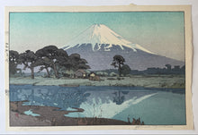 画像をギャラリービューアに読み込む, 【真作保証】吉田博　鈴川　特摺
