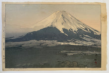 画像をギャラリービューアに読み込む, 【真作保証】吉田博 　富士十景　吉田村
