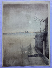 Load image into Gallery viewer, 商談中【真作保証】小林永二郎　Evening cool on Sumida
