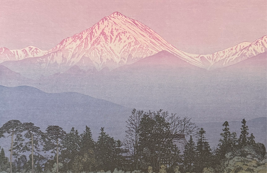 ありがとうございました【真作保証】吉田遠志　早春の安曇野