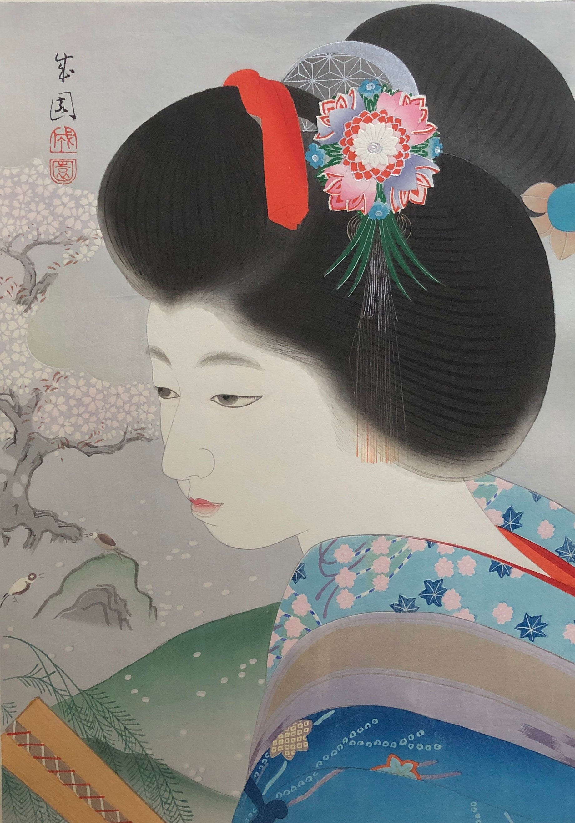 村上隆 舞妓さん 短冊 限定100 限定版!! (雜誌+ PSA10 卡) 2024 村上