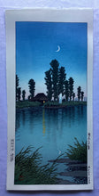 Load image into Gallery viewer, 【Guaranteed genuine】Kawase Hasui, Dusk at Itako, 1932,
