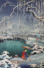 画像をギャラリービューアに読み込む, 【真作保証】土屋光逸 　春の雪　京都円山
