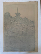 画像をギャラリービューアに読み込む, 【真作保証】吉田博　櫻八題　三渓園
