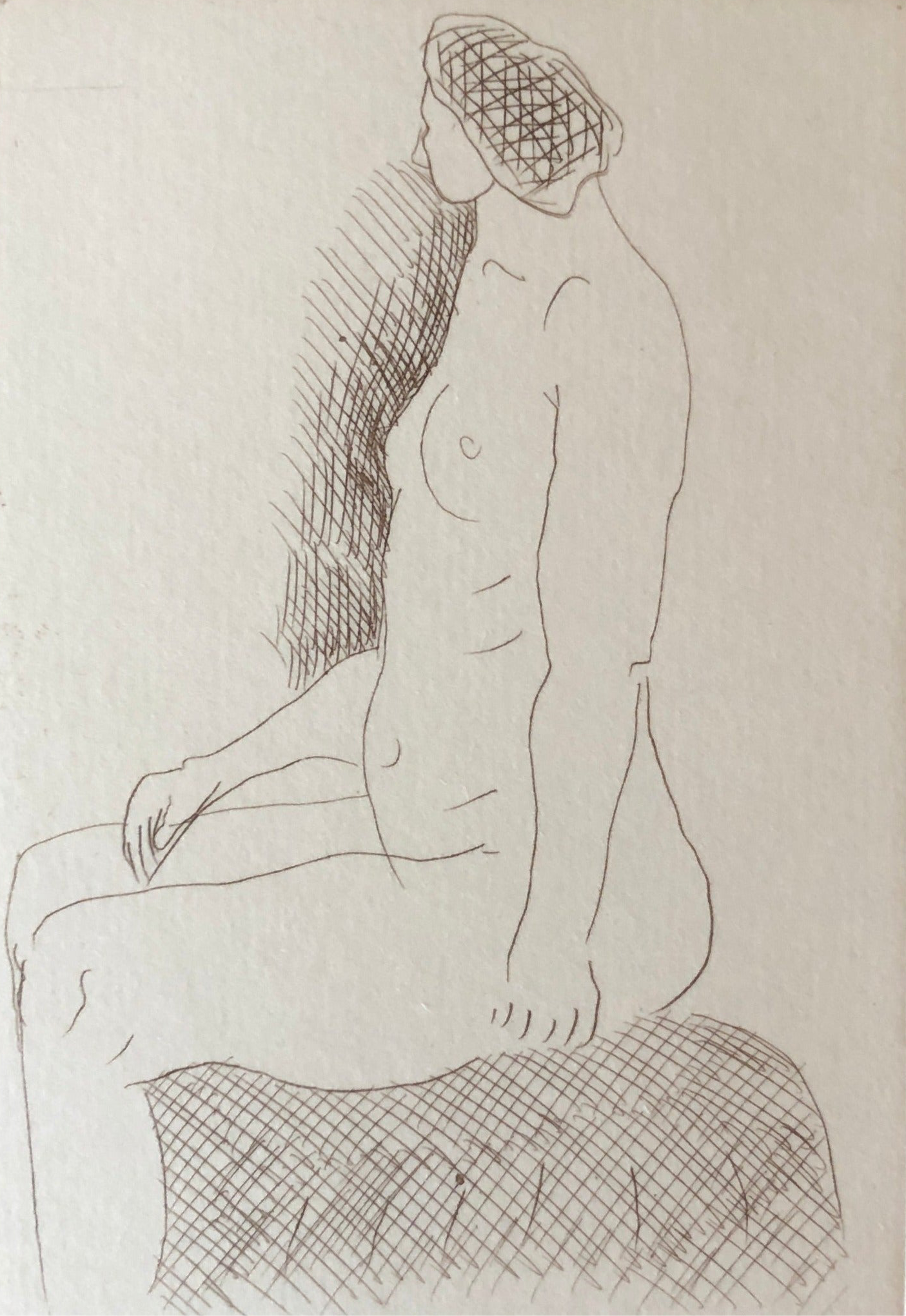 『瞳（まなざし）』　水彩肉筆画 瞳（まなざし）』 水彩肉筆画
